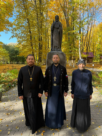 Сегодня нашу обитель — посетил иеромонах Фотий (Мочалов)